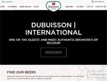 Tablet Screenshot of dubuisson.com